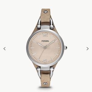 Fossil’s Georgia Bone Leather Watch